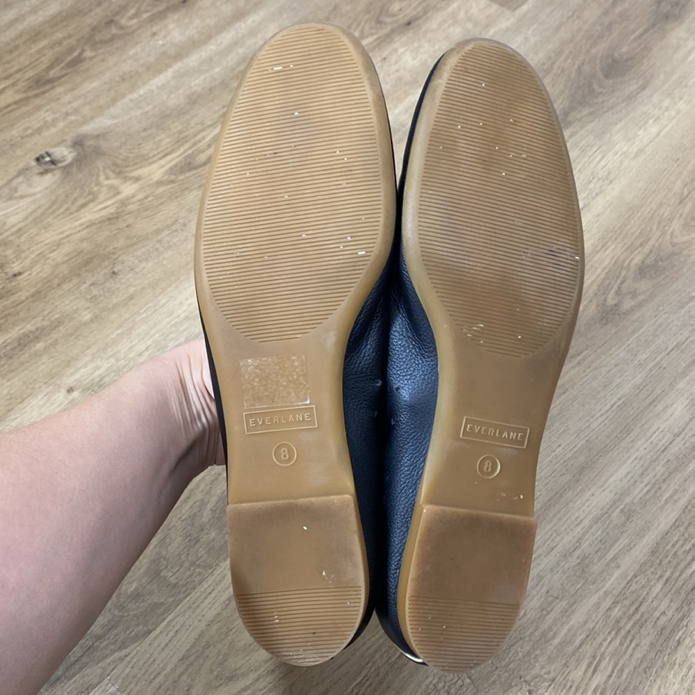 Everlane Black Leather Ballet Flats - Picture 7 of 14